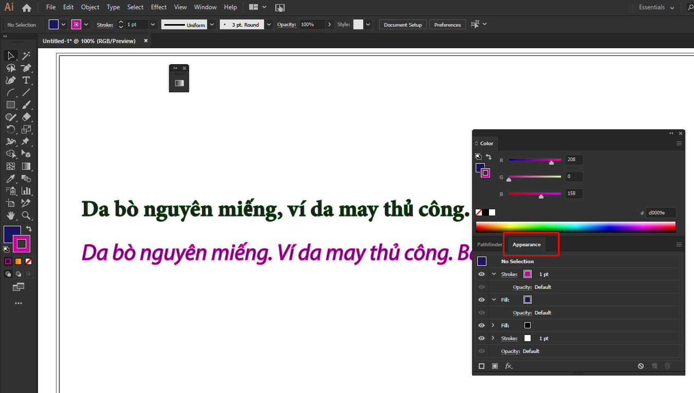 Hướng dẫn thao tác đơn giản với Stroke trong Illustrator