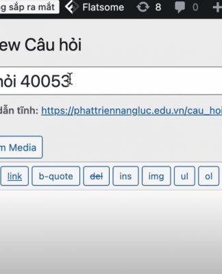 Hướng Dẫn Cập Nhật Câu Hỏi Trên Website