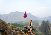 Leo Nam Xay Viewpoint hãy một lần chạm tay vào Vang Viêng từ trên cao