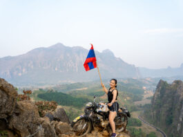 Leo Nam Xay Viewpoint hãy một lần chạm tay vào Vang Viêng từ trên cao