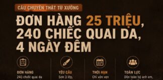 Bài học từ đơn hàng quà tặng doanh nghiệp da thật bị hủy
