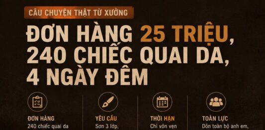 Bài học từ đơn hàng quà tặng doanh nghiệp da thật bị hủy