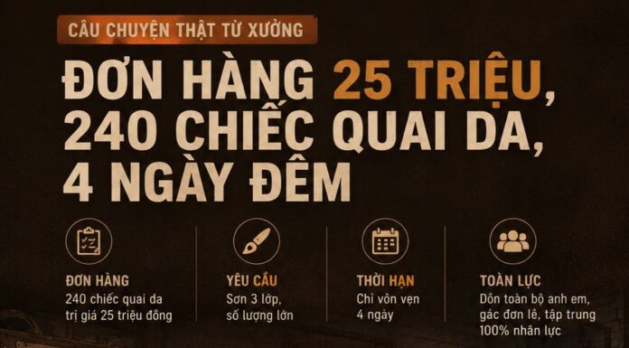 Bài học từ đơn hàng quà tặng doanh nghiệp da thật bị hủy